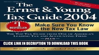 [Read] The Ernst   Young Tax Guide 2004 Popular Online