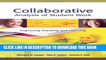 New Book Collaborative Analysis of Student Work: Improving Teaching and Learning