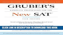 New Book Gruber s Complete Preparation for the New SAT, 10th Edition