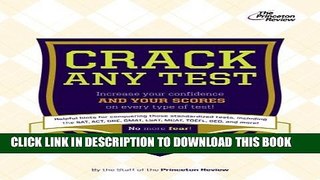 Collection Book The Anxious Test-Taker s Guide to Cracking Any Test (College Test Preparation)