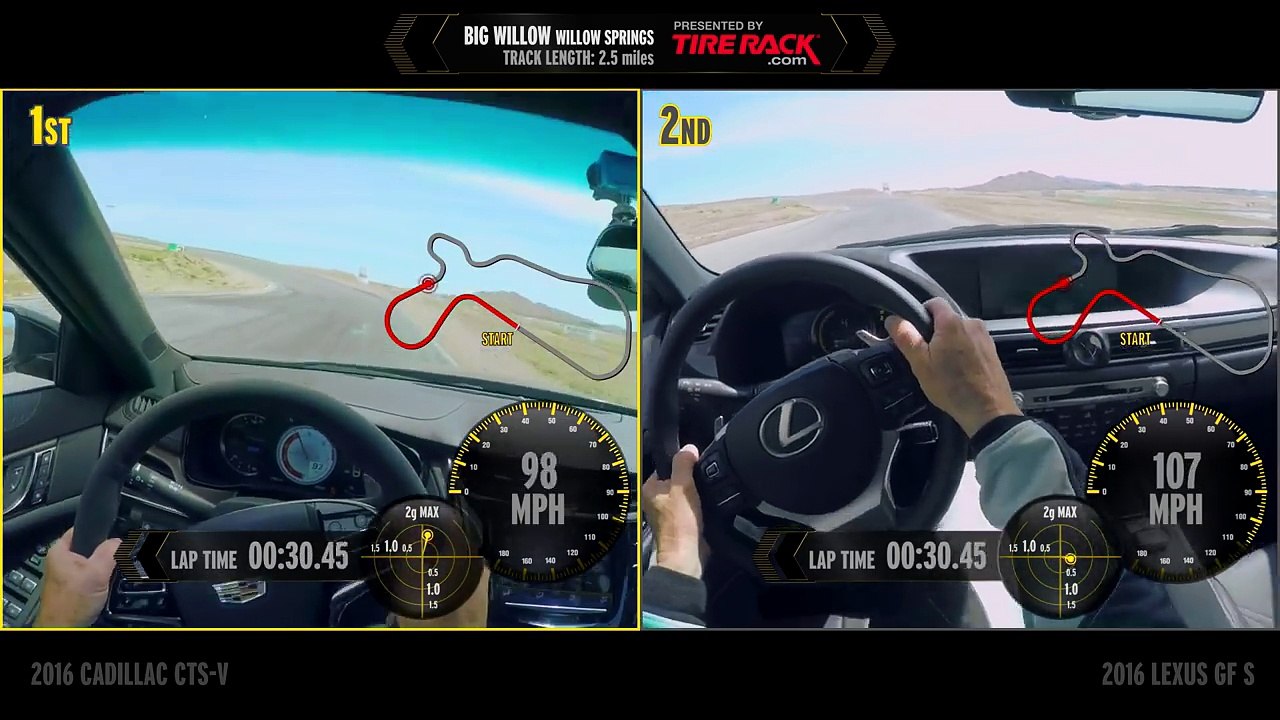 2016 Cadillac CTS-V vs. 2016 Lexus GS F - Head 2 Head Ep. 78_28