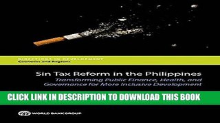 [Read] Sin Tax Reform in the Philippines: Transforming Public Finance, Health, and Governance for