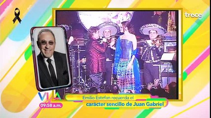 EMILIO STEFAN COMENTA SOBRE LA GRANDEZA DE JUAN GABRIEL Y SU LEGADO 30/08/2016