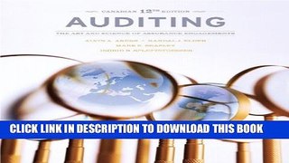[PDF] Auditing: The Art and Science of Assurance Engagements, Twelfth Canadian Edition (12th
