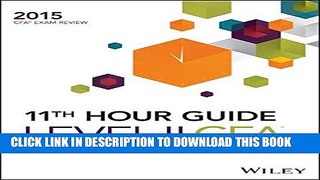 [PDF] Wiley 11th Hour Guide for 2015 Level II CFA Exam Full Colection