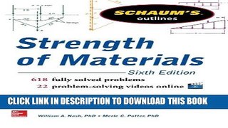 [PDF] Schaum s Outline of Strength of Materials, 6th Edition (Schaum s Outlines) Popular Online