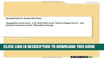 [PDF] Applications of Artificial Intelligence in International Marketing Full Online