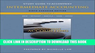 [PDF] Study Guide to Accompany Intermediate Accounting: Volume 2 Full Online