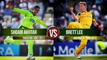 Shoaib Akhtar vs Brett Lee _ Who's The Greatest