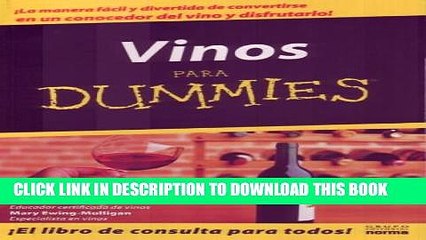 [PDF] Vino Para Dummies/wine For Dummies (Spanish Edition) Full Colection