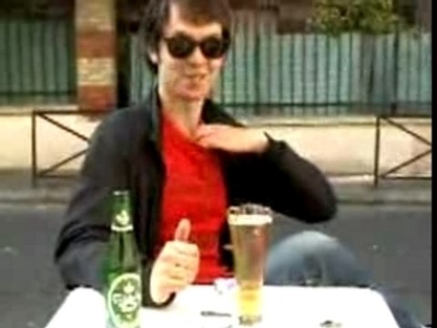 pub bierre : Mentos + carlsberg (bierre)