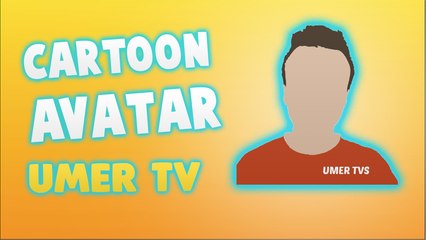 Umer Tvs | How to make a  Cartoon Profile Photo in Photoshop.