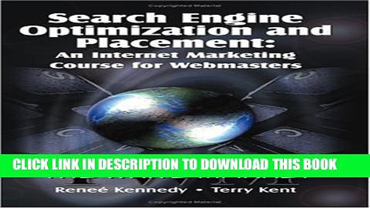 [PDF] Search Engine Optimization and Placement: An Internet Marketing Course for Webmasters