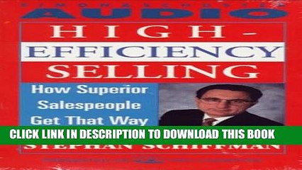 [PDF] High Effeciency Selling: How Superior Salespeople Get That Way Popular Online