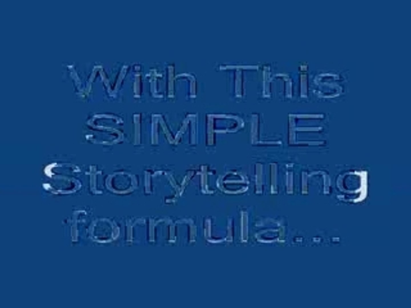 ⁣Good storytelling is real life magic