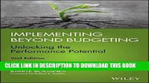 [Download] Implementing Beyond Budgeting: Unlocking the Performance Potential Paperback Online