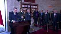 Cumhurbaşkanı Erdoğan ve Devlet Erkanı Anıtkabir'de 2