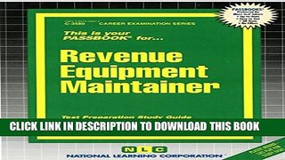 New Book Revenue Equipment Maintainer(Passbooks) (Career Examination Passbooks)