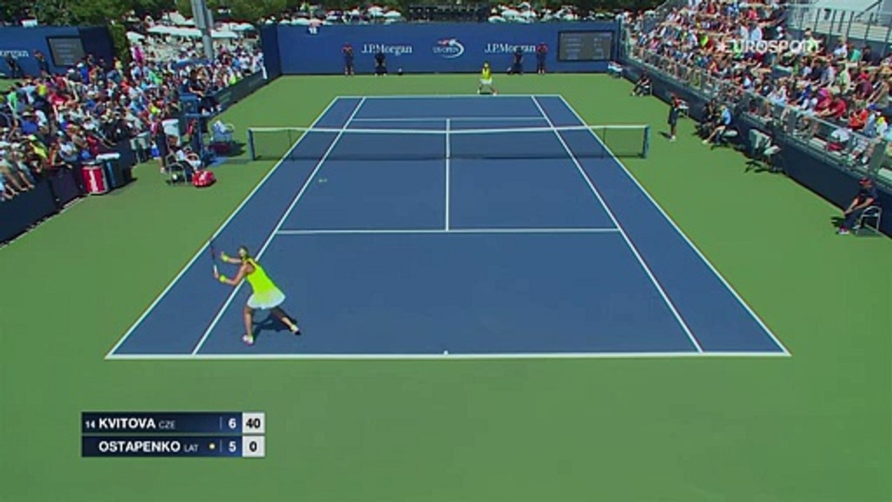 Petra Kvitova - Jelena Ostapenko (Özet)