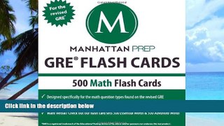 Big Deals  500 GRE Math Flash Cards (Manhattan Prep GRE Strategy Guides)  Best Seller Books Best