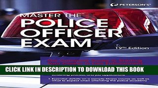 New Book Master the Police Officer Exam