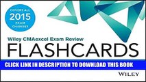 New Book Wiley CMAexcel Exam Review 2015 Flashcards: Part 1, Financial Planning, Performance and