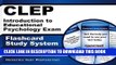 Collection Book CLEP Introduction to Educational Psychology Exam Flashcard Study System: CLEP Test