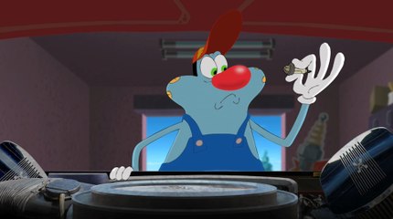 Oggy and the Cockroaches - Grease-Monkey Oggy (S4E41) Full Episode in HD