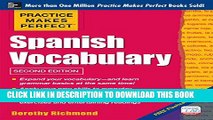 Collection Book Practice Makes Perfect: Spanish Vocabulary, 2nd Edition: With 240 Exercises   Free