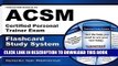 Collection Book Flashcard Study System for the ACSM Certified Personal Trainer Exam: ACSM Test