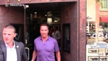 Arnold Schwarzenegger spotted in Beverly Hills, CA
