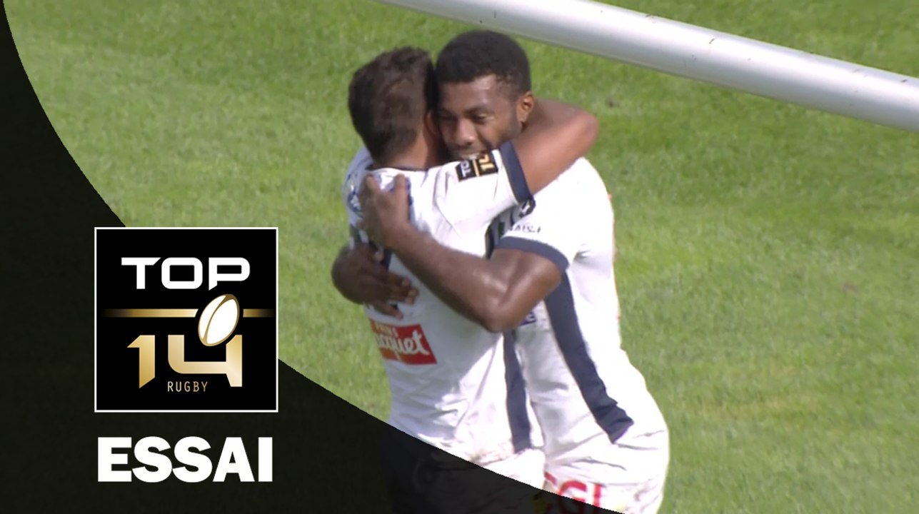 TOP 14 ‐ Essai Noa NAKAITACI (ASM) – Montpellier-Clermont – J2 – Saison 2016/2017