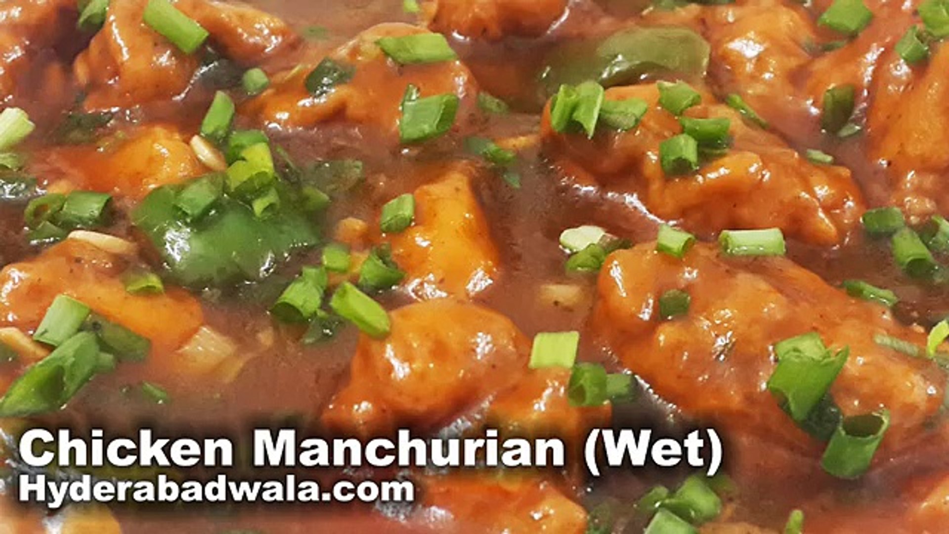 Chicken Manchurian Wet Recipe Video In Urdu Hindi Video