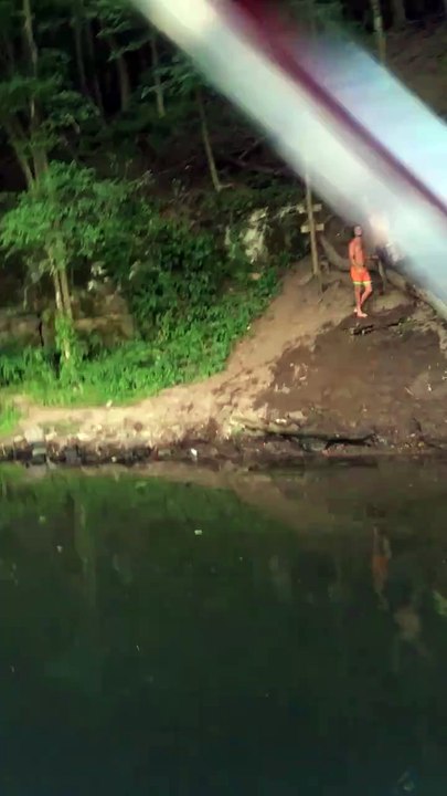 Un homme joue à Tarzan mais va le regretter !