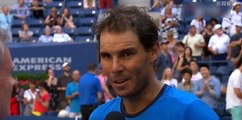 Rafael Nadal FULL On-court Interview after R1 US Open 2016