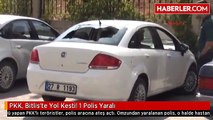 PKK, Bitlis'te Polis aracına ateş açtı! 1 Polis Yaralı