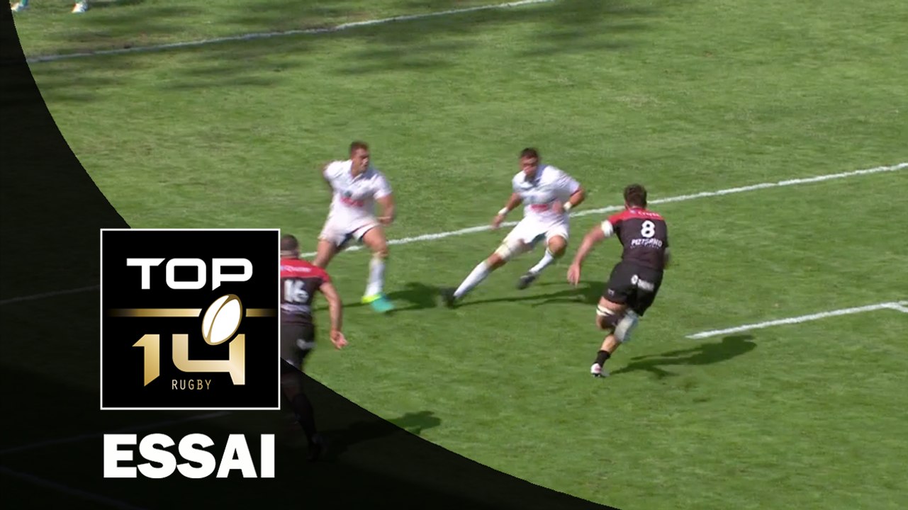 TOP 14 ‐ Essai Charles OLLIVON (RCT) – Pau-Toulon – J2 – Saison 2016/2017