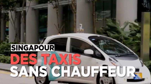 Des premiers taxis sans chauffeur testés à Singapour