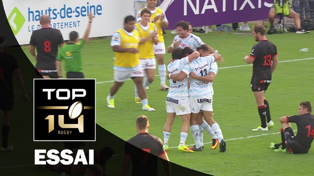TOP 14 ‐ Essai 1 Henry CHAVANCY (R92) – Racing 92-Lyon – J2 – Saison 2016/2017