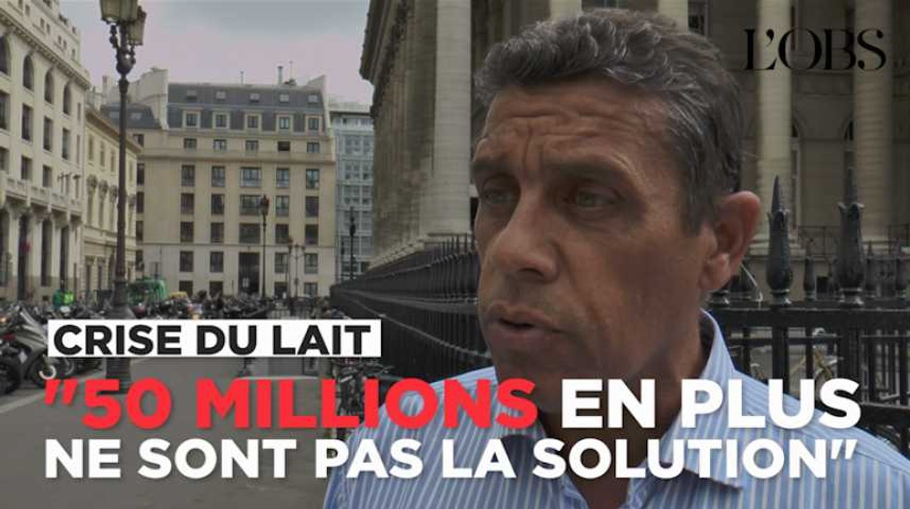 Crise du lait : pour Xavier Beulin, 50 millions d'euros supplémentaires ne sont pas la solution