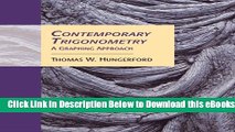 [Reads] Contemporary Trigonometry: A Graphing Approach (with CD-ROM and iLrnTM Tutorial)