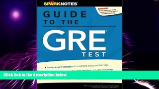 Big Deals  Sparknotes Guide to the GRE Test  Best Seller Books Most Wanted