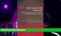 Big Deals  Are Skills the Answer?: The Political Economy of Skill Creation in Advanced Industrial