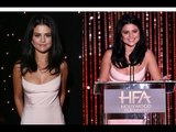 Selena Gomez Shows Major Cleavage As She Presents Award To Amy Schumer