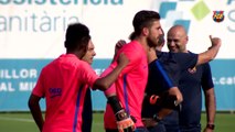 FCB Training session: Limited numbers as training resumes