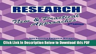 [Read] Research: New   Practical Approaches Ebook Free
