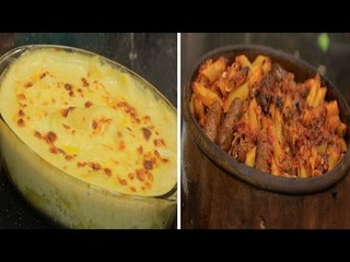 لازانيا سي فود - مكرونة بالسجق - سلطة الذرة والفاصوليا | الشيف حلقة كاملة