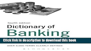 Read Dictionary of Banking and Finance: Over 9,000 terms clearly defined  Ebook Free