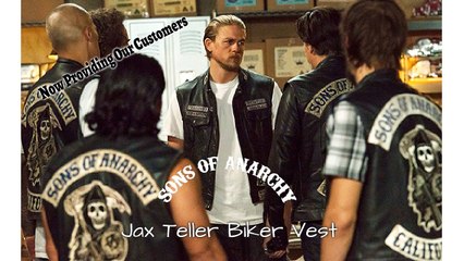 Jax Teller SOA Sons Of Anarchy Vest Jacket