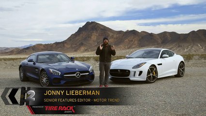 2016 Mercedes-AMG GT S vs. 2016 Jaguar F-Type Coupe R  - Head 2 Head Ep. 73_1